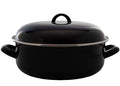 Cookinglife Braadpan met deksel - Emaille - Cooking - ø 28 cm / 6 Liter - geëmailleerde anti-aanbaklaag