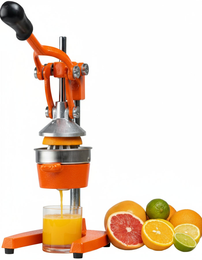 Cookinglife Citruspers - Gietijzer - Hevelmodel - Oranje