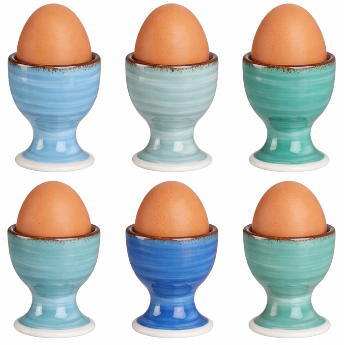 Cookinglife Eierdopjes Delice Blauw - 6 stuks