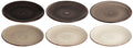 Cookinglife Ontbijtborden / Dessertborden Delice Grijs ø 19 cm - 6 stuks