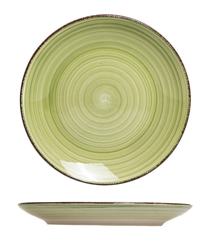 Cookinglife Ontbijtborden / Dessertborden Delice Groen ø 19 cm - 6 stuks