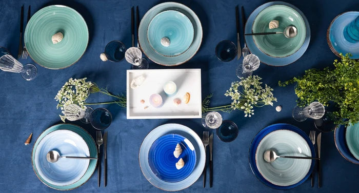 Cookinglife Soepkommen / Kommen Delice Blauw ø 14 cm - 6 stuks