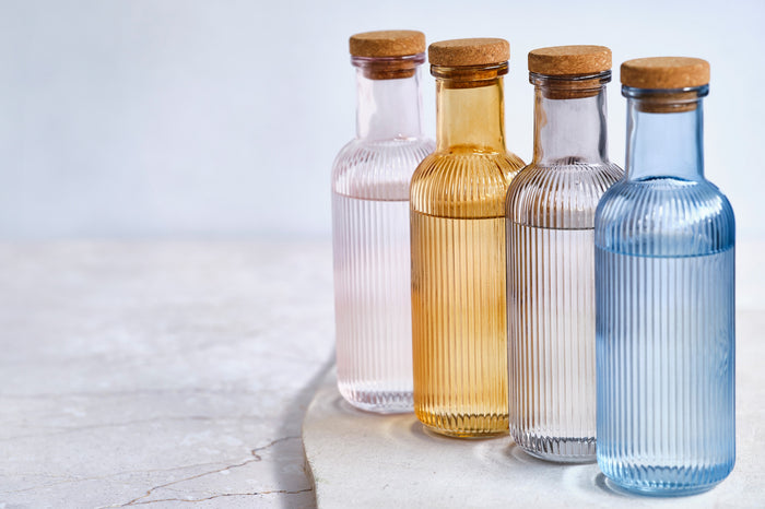 Cosy & Trendy Karaf met Kurk - Waterkaraf - Raya - Blauw - 1 Liter