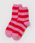 Crew Sock - Pink Stripe