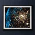 Framed print mockup — Dazzling Cluster of Stars