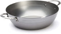 De Buyer Hapjespan / Sauteuse met 2 handvaten - Mineral B Pro - ø 28 cm / 4 liter - zonder anti-aanbaklaag