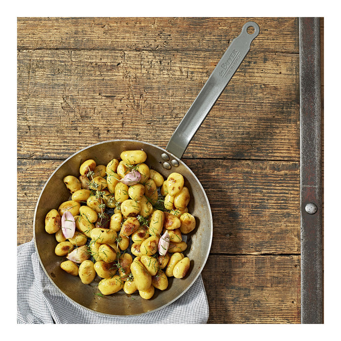 De Buyer Koekenpan Lyonnaise Carbone Plus - Plaatstaal - ø 22 cm - zonder anti-aanbaklaag