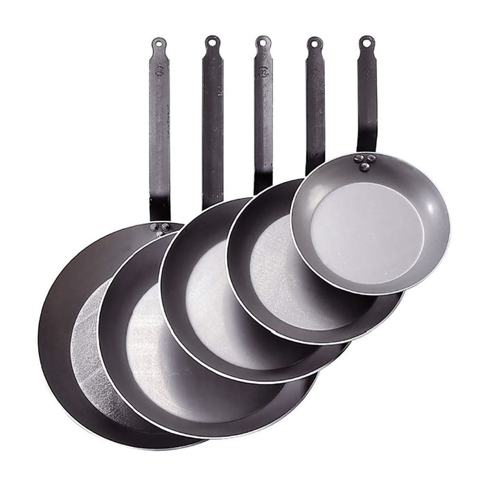 De Buyer Koekenpan Lyonnaise Carbone Plus - Plaatstaal - ø 26 cm - zonder anti-aanbaklaag