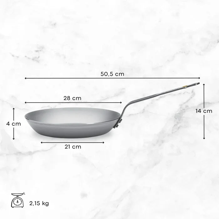 De Buyer Koekenpan Mineral B Element - ø 28 cm - zonder anti-aanbaklaag