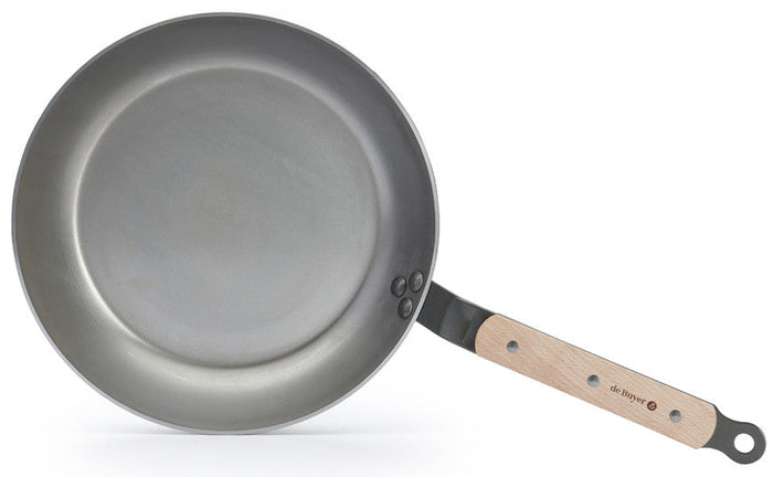 De Buyer Koekenpan Mineral B Hout - ø 28 cm - zonder anti-aanbaklaag