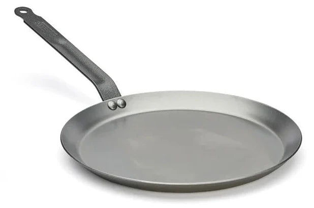 De Buyer Pannenkoekenpan / Crepepan Carbone Plus - Plaatstaal- ø 30 cm - zonder anti-aanbaklaag