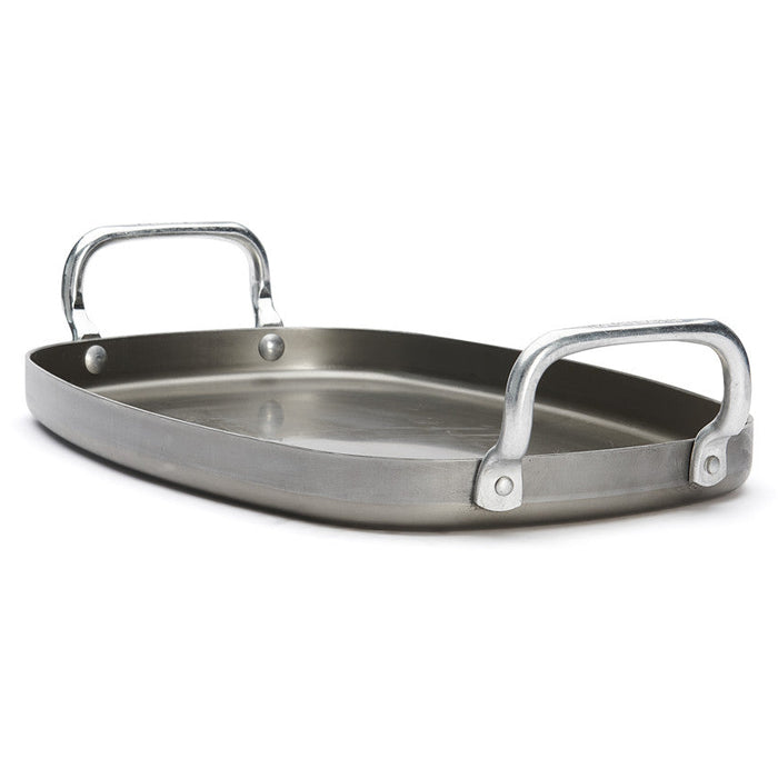 De Buyer Plancha Mineral B Pro - 38 x 26 cm - zonder anti-aanbaklaag
