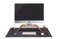 Desk Pad (Wool / Dark Grey / Large)