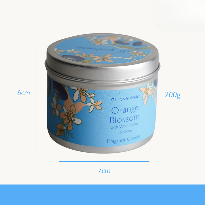 Di Palomo - Tin Candle 200g - Orange Blossom