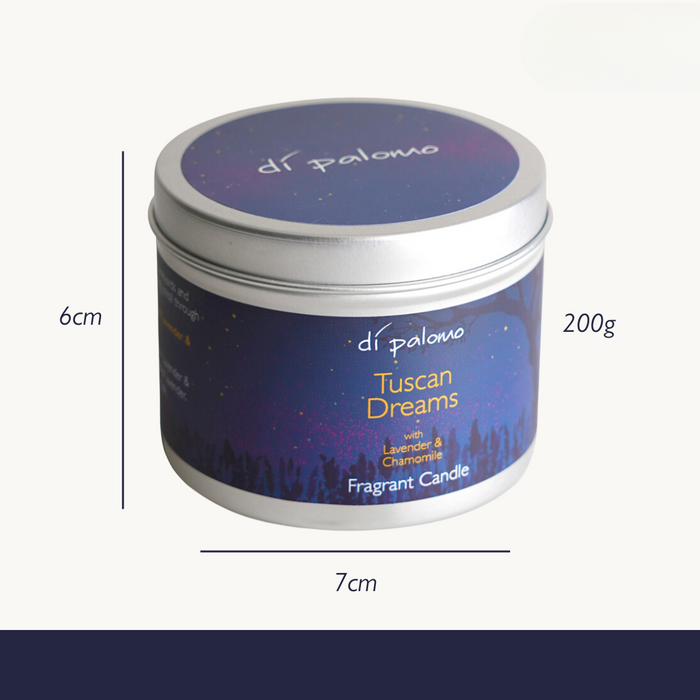 Di Palomo - Tin Candle 200g - Tuscan Dreams