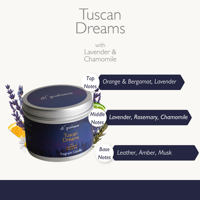 Di Palomo - Tin Candle 200g - Tuscan Dreams