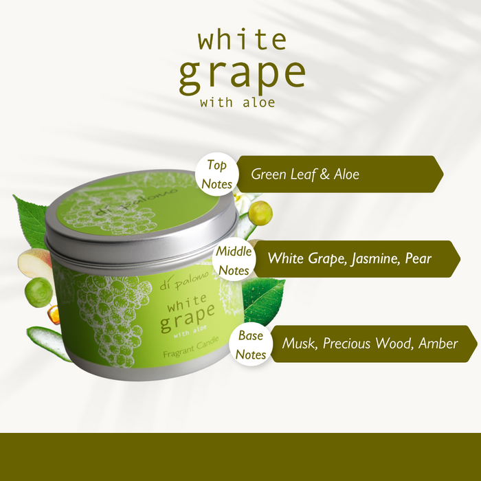 Di Palomo - Tin Candle 200g - White Grape