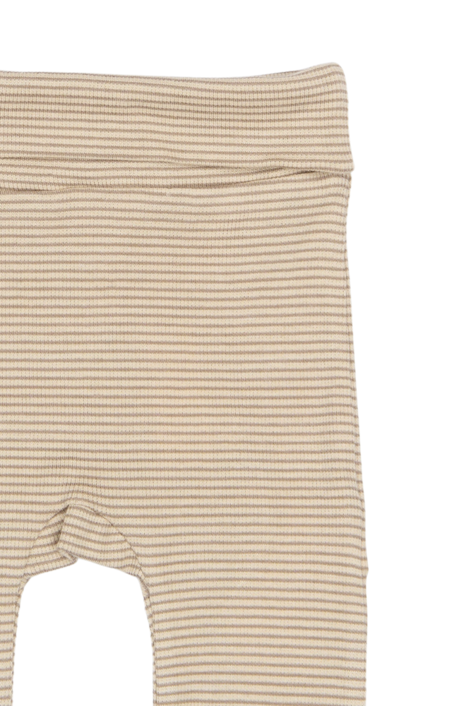 Dian Newborn Leggings - Pure Cashmere/Dark Off White