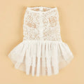 Dog Wedding Party Suit Summer Mesh Dress Suitable For Cats And Dogs