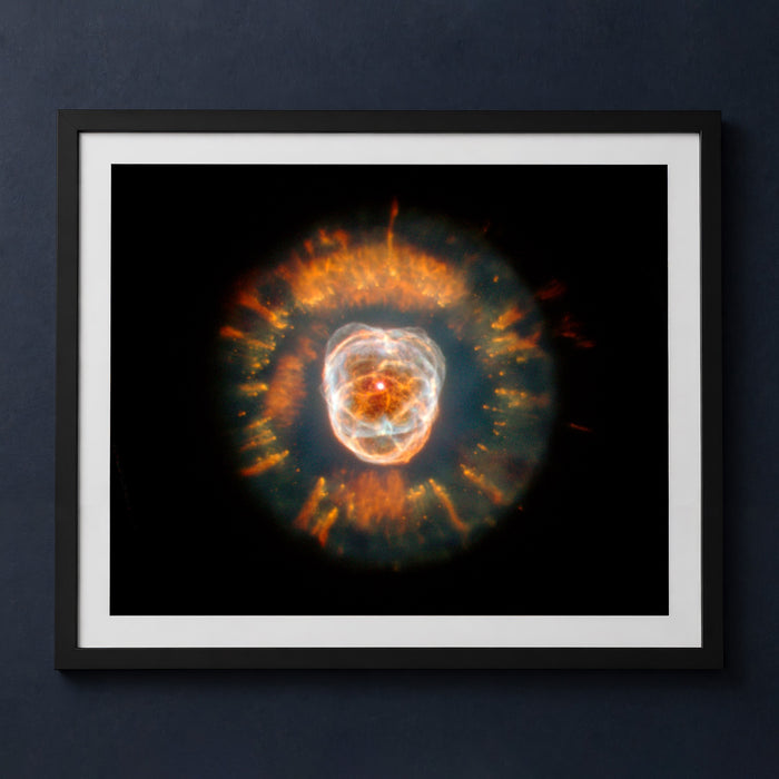 Framed print mockup — Eskimo Nebula