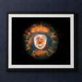 Framed print mockup — Eskimo Nebula