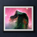 Framed print mockup — ESO Horsehead Nebula