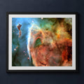 Framed print mockup — Eta Carina Nebula