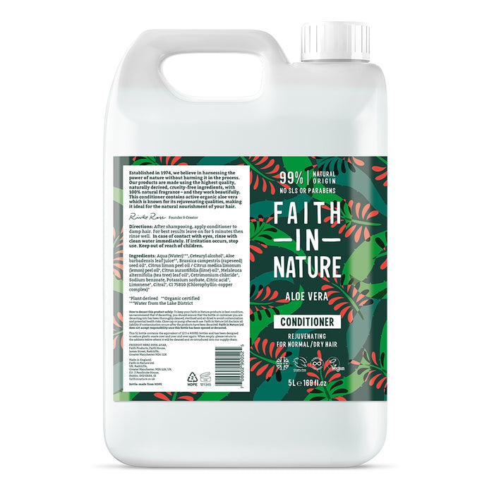 Faith In Nature - 5 Litre Refill Conditioner - Aloe Vera
