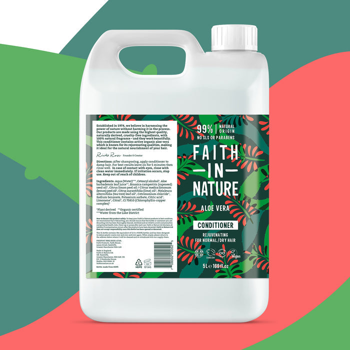 Faith In Nature - 5 Litre Refill Conditioner - Aloe Vera