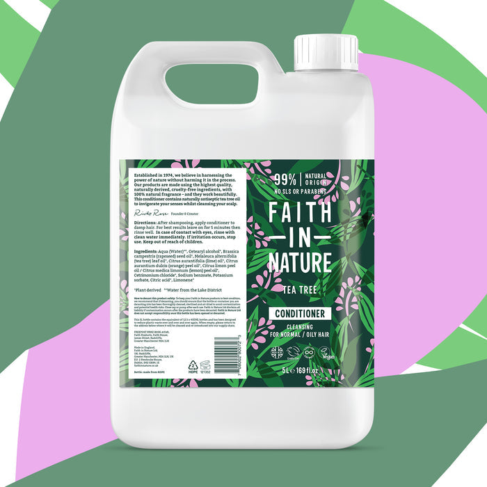 Faith In Nature - 5 Litre Refill Conditioner - Tea Tree