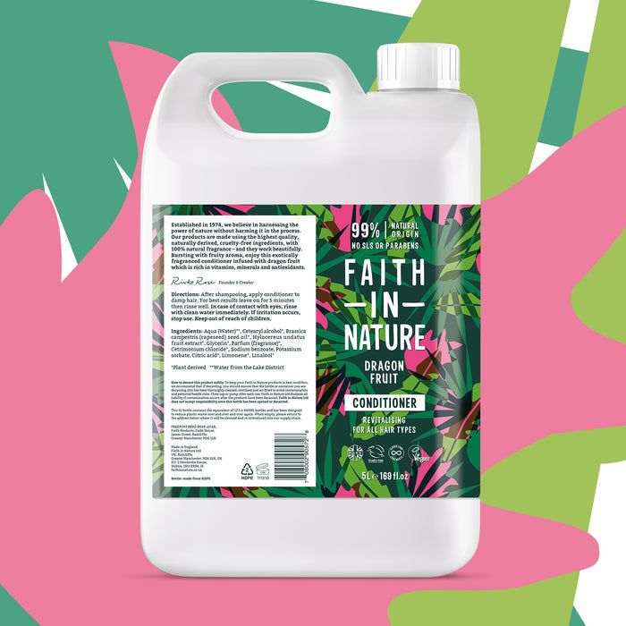 Faith in Nature - Body Wash 5Ltr - Dragon Fruit