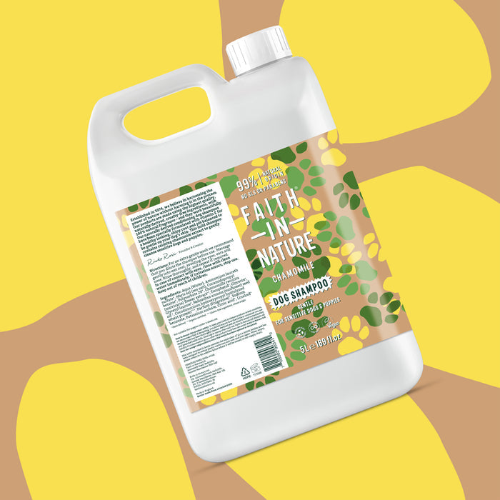 Faith in Nature - Dog Shampoo 5Ltr - Chamomile