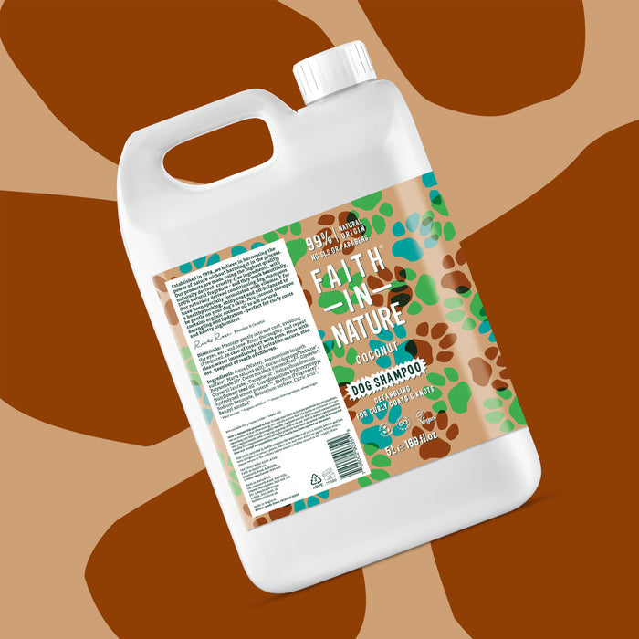 Faith in Nature - Dog Shampoo 5Ltr - Coconut