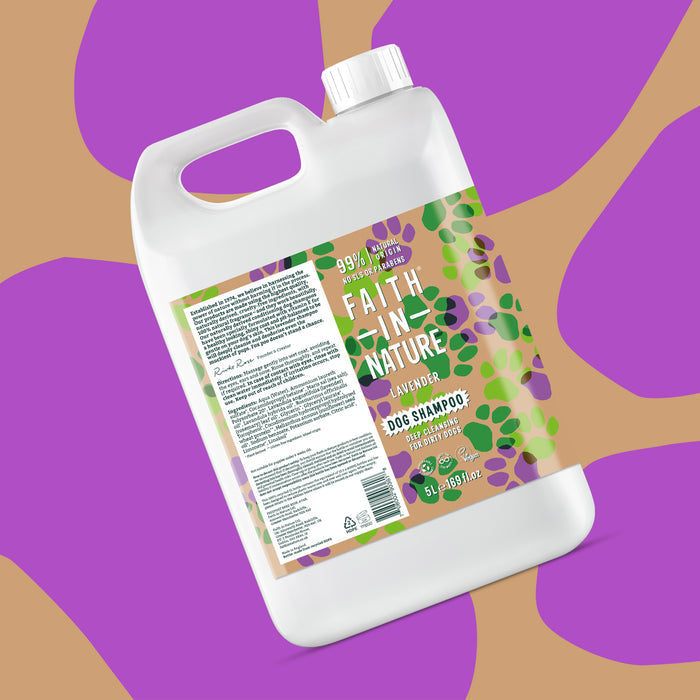 Faith in Nature - Dog Shampoo 5Ltr - Lavender