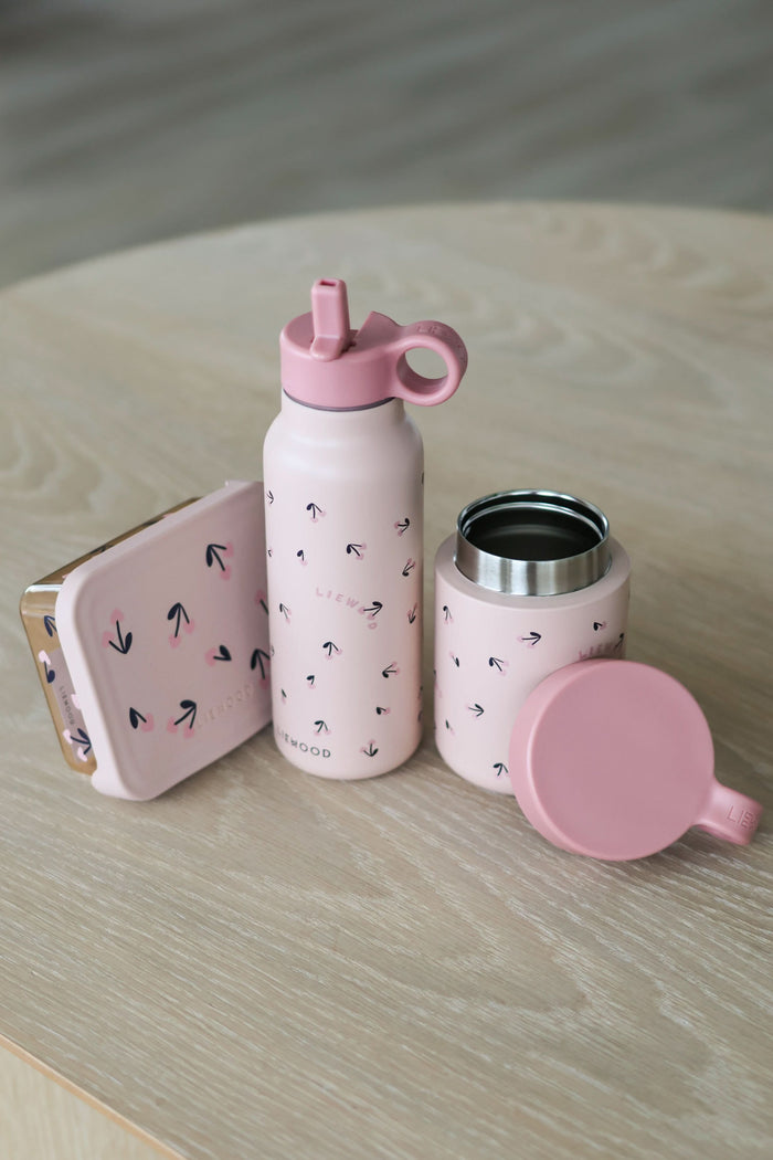 Falk Water Bottle 350 ml - Mini Cherry Heart / Rosey