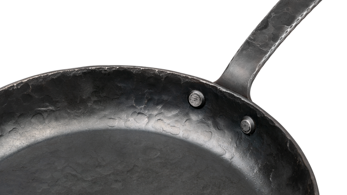Forged Koekenpan Carbonstaal ø 24 cm - geschikt voor alle warmtebronnen - zonder anti-aanbaklaag