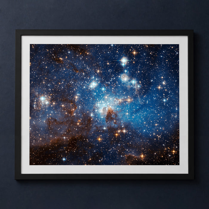 Framed print mockup — Formation of Stars
