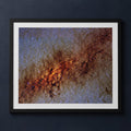 Framed print mockup — Galactic Center Infrared