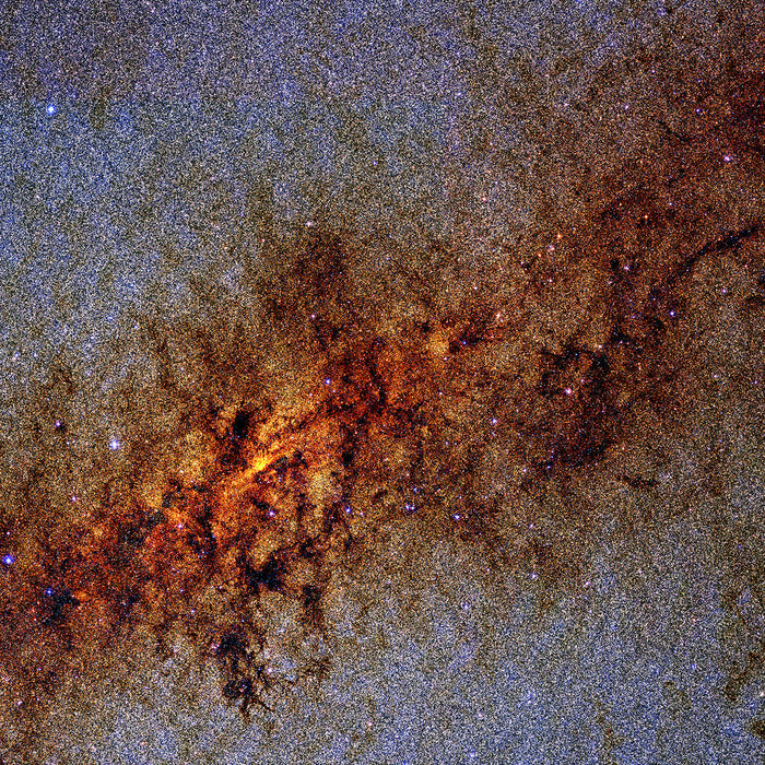 Glactic Center Infrared - high resolution space images - Sky Image Lab