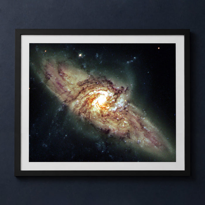 Framed print mockup — Galactic Silhouettes