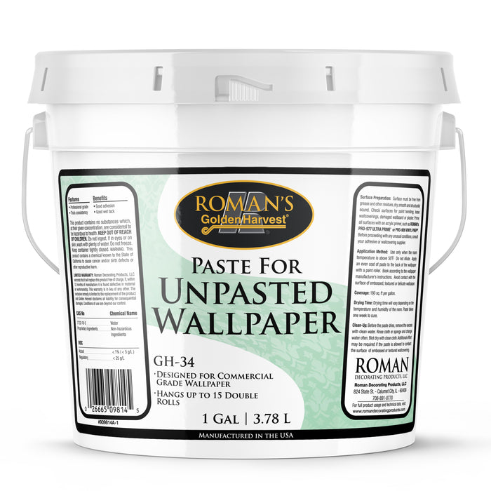 GH-34 Wheat-Based Paste for Unpasted Wallpaper