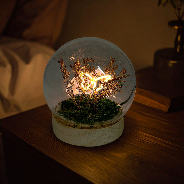 Gleneagles - Butterfly LED USB Glass Lamp