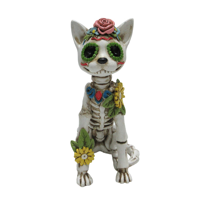 Gleneagles - Dark Matters - Sugar Bloom Cat - Polyresin Figurine