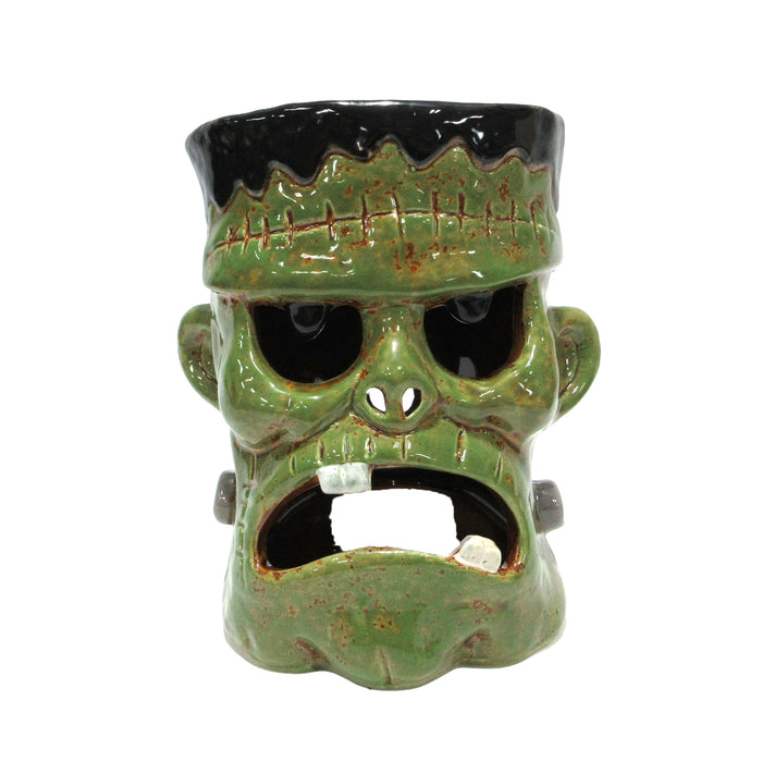 Gleneagles - Dark Matters Stoneware - Patchwork Monster - Tealight Holder
