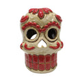 Gleneagles - Dark Matters Stoneware - Skull Bloom - Tealight Holder