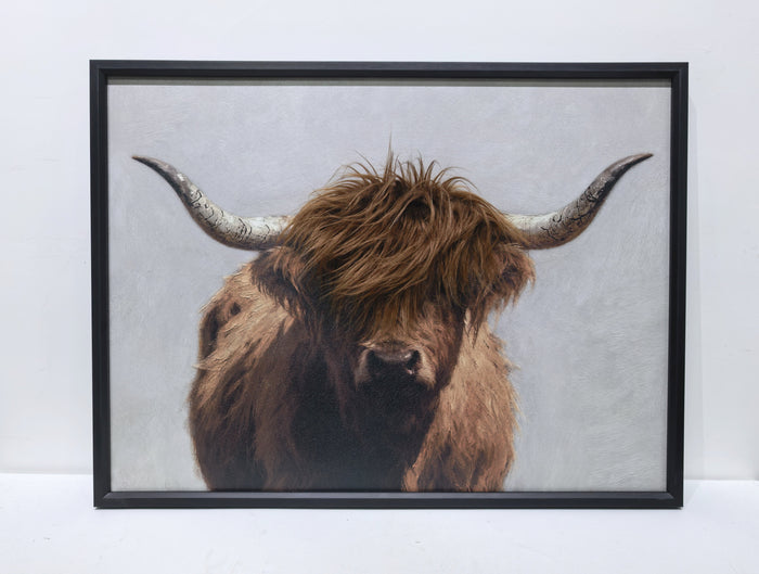Gleneagles - Highland Cow - Canvas Frame