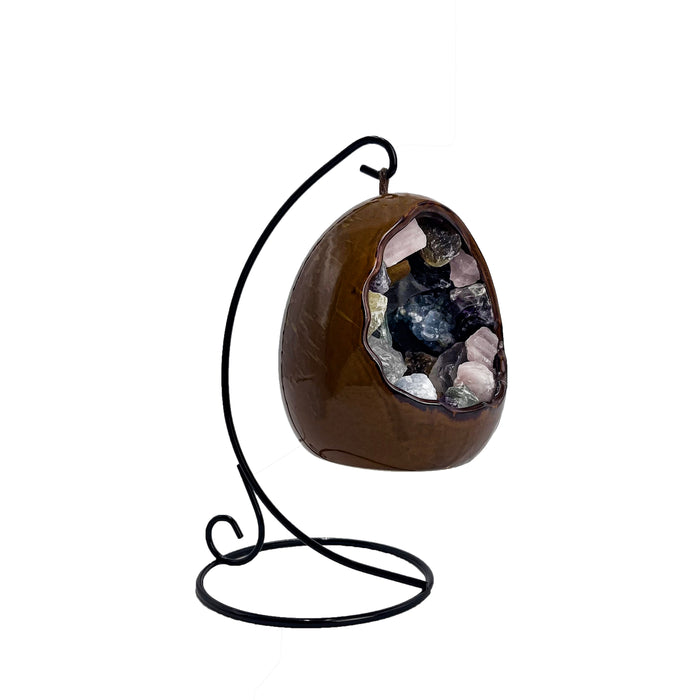 Gleneagles - LED Dinosaur Egg Lamp - Mixed Minerals