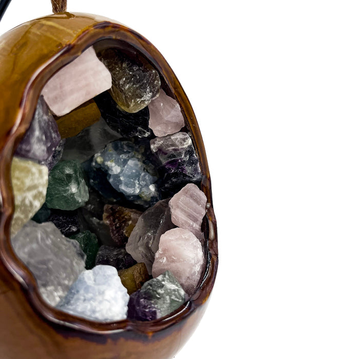 Gleneagles - LED Dinosaur Egg Lamp - Mixed Minerals