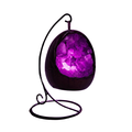 Gleneagles - LED Dinosaur Egg Lamp - Purple Fluorite