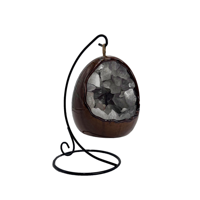 Gleneagles - LED Dinosaur Egg Lamp - Rock Quartz